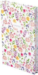 TopTimer 404 Notes found, A5 jegyzetfüzet élfestéssel, Flowers White
