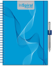 Dayliner InSpiral, A5 heti beosztású agenda, Kék-Kék