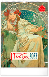 Realsystem Alphonse Mucha, képes falinaptár 2027