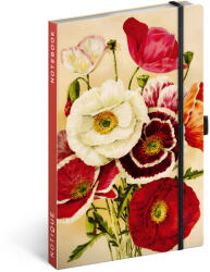Realsystem Notesz Poppies by Kateřina Winterová, lined, 13x21 cm