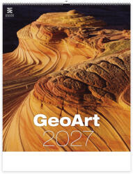 TopTimer Geo Art, képes falinaptár 2027