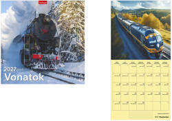 TopTimer Vonatok, képes lemeznaptár 2027