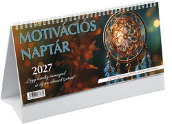 TopTimer Motivációs naptár, képes álló papírtáblás asztali naptár T059