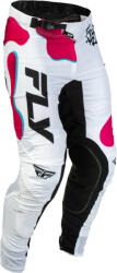  FLY RACING Lite Vibe Nadrág - Fehér/Rózsaszín/Kék (380-734)