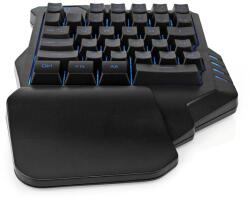 NEDIS Tastatura Gaming Nedis GKBDS110BK - USB, RGB, Unihand (27142715)