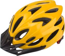 Fixato Casca protectie Bicicleta/Trotineta Electrica FIXATO, Aerodinamica, Disipare buna a caldurii si Ventilatie eficienta, Dimensiune reglabila 54-62cm, Galben (casca-bicicleta-galben-full)