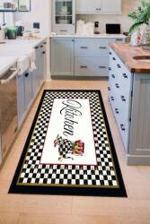 Decomia Home Washable Non-Slip Easy Clean Kids & Pet Friendly Printed Area Rug Carpet & Kitchen Rug Kitchen Decor 100x150 Covor