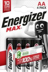 Energizer Elem, AA ceruza, 4 db, ENERGIZER "Max", (4 db) (E300112503) (E300112503)