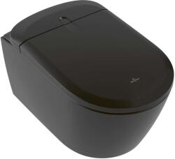 Villeroy & Boch ViClean - Bideu electronic cu vas ceramic, suspendat, DirectFlush, CeramicPlus, SoftClosing, negru V16EN2R7 (V16EN2R7)