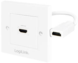 LogiLink HDMI fali lemez 1x HDMI anya