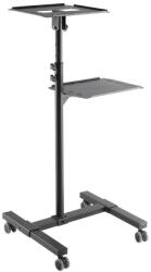 LogiLink Görgős projektor/laptop állvány, állítható magasságú, dönthető, max. 10 kg