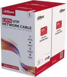 Dahua Cablu retea U/UTP CAT6, cupru, 305m, alb, 24 AWG, PoE - Dahua PFM920I-6UN-C-white (PFM920I-6UN-C-white)
