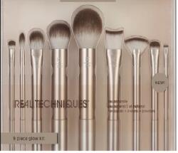 Real Techniques Au Naturel Complete Brush Kit 9 Piece Glow Kit