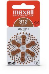 Maxell PR41 ZA312 hallóelem, 6 db/buborékfólia (BAT-ZA312/PR41-BL6-MXL)