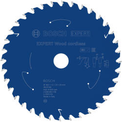 Bosch EXPERT Wood körfűrészlap akkumulátoros körfűrészekhez 160x1, 5/1, 0 20 mm, T36 fog, fához (2608902146) - megatool