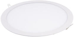 T-LED LED Panel fehér, kerek, süllyesztett, 24V, 18W, 1700lm, CCT, IP20