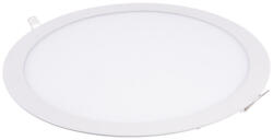 T-LED LED Panel fehér, kerek, süllyesztett, 24V, 12W, 1170lm, CCT, IP20