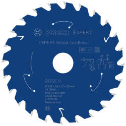 Bosch EXPERT Wood körfűrészlap akkumulátoros körfűrészekhez 120x1, 7/1, 2 20 mm; T24 fog, fához (2608902137) - megatool