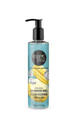 Organic Shop Lemon macaron Feszesítő tusfürdő citrommal és mentával 280ml
