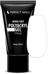 Perfect Nails PolyAcryl Gel Prime - Hema Free Tubusos Polygel - Mega White 30g