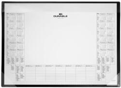 DURABLE Könyökalátét, 600x430 mm, PP, éves naptárral, DURABLE, fekete (DB729801) - primatinta