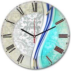 Wallity Decorative MDF Clock Multicolor 3030MS-025