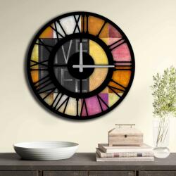 Wallity Decorative MDF Clock Multicolor 5050MS-028