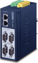 PLANET IMG-2400T ipari Modbus átjáró, 4x RS-232/422/485, 2x RJ45, 12-48 V DC