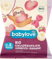 babylove Био снакс сърчица с малина и банан, 30 g (1457140)