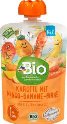 dmBio Био пюре с манго, банан, круша и морков, 12+ месеца, 100 g (1708923)