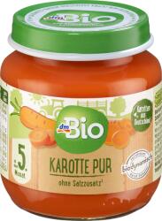 dmBio Био бебешко пюре от моркови, 5+м, 125 g (1477384)