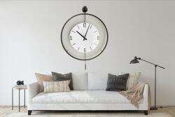 Wallity Dekoratív Fém Falióra Fekete Mclock-00108