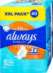 Always Превръзки Ultra Day с крилца, размер 1, 40 бр (3080974)