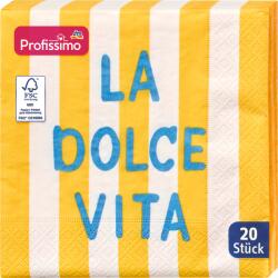 Profissimo Салфетки La Dolce Vita, 33 x 33 cm, 20 бр (3118574)