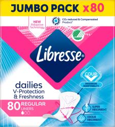 Libresse Ежедневни превръзки Normal Jumbo Pack, 80 бр (2945995)