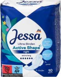 Jessa Превръзки Ultra Active Shape с крилца, нощни, 10 бр (1392447)