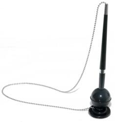 Office Products Pix cu lant metalic Office Products, suport autoadeziv, scriere albastra (DN751103)