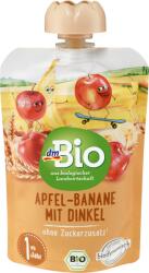 dmBio Био плодово пюре от ябълка и банан със спелта, 1+г, 100 g (1460691)