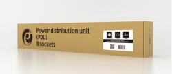 Gembird EG-PDU-014-FC14 power distribution unit (PDU) 8 AC outlet(s) 1U Black