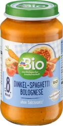 dmBio Био бебешко пюре със спагети болонезе от спелта, 220 g (1465113)