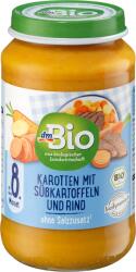 dmBio Био меню от моркови, сладки картофи и говеждо, 8+м, 220 g (1445535)