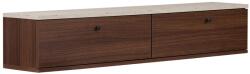 Hanah Home TV Stand Travertine Walnut Ligne 140 - Travertine, Milano Walnut (8684284447960)