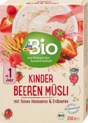 dmBio Био детско мюсли с ягоди и малини, 250 g (1487163)