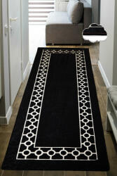 Conceptum Hypnose Carpet (100 x 140) Black White Bague - Black