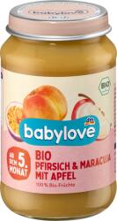 babylove Био плодово пюре праскова и маракуя с ябълка, 5+м, 190 g (1268382)