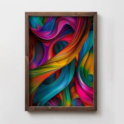  Wallity Decorative Framed MDF Painting Multicolor TUN087-XL