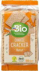 dmBio Био натурални пълнозърнести крекери от спелта, 100 g (1494320)