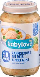 babylove Пюре от зеленчуци в сметана с ориз и сьомга, 8+м, 220 g (1602874)