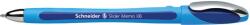 Schneider Pix gel fara mecanism Schneider Slider Memo XB, varf 0.6 mm, corp plastic, albastru (SCH150203)