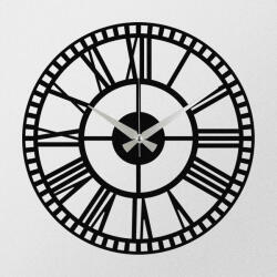 Wallity Dekoratív Fém Falióra Fekete Enzoclock - S004